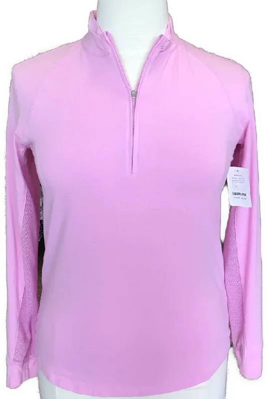 San Soleil Pink 1/4 Zip Pullover Size L MSP$85