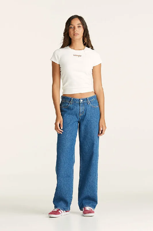 WRANGLER LOW BELLA BAGGY - LUSH BLUE