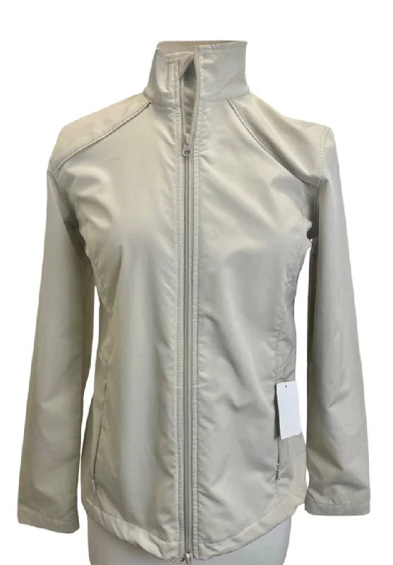 Lady Hagen Tan Full-Zip Jacket Size S  MSP$65