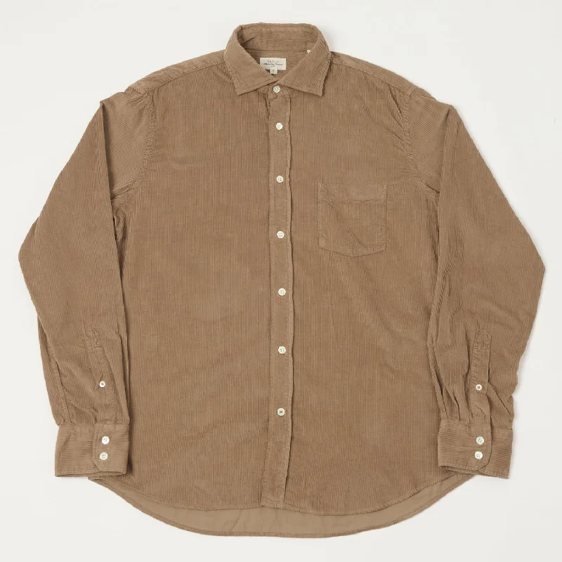 Hartford 'Paul' Light Corduroy Shirt - Camel