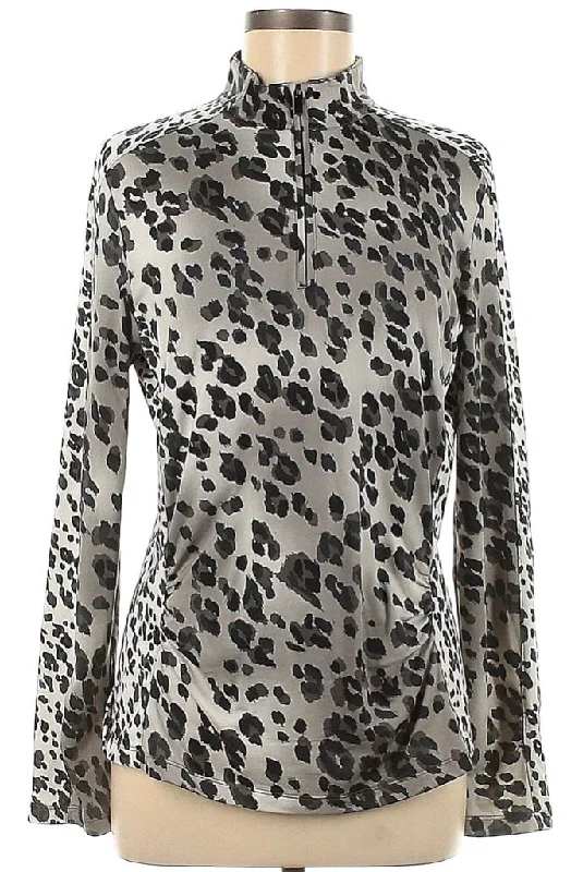 Tail Black, Gray & White Animal Print Pullover Size M. MSP$96