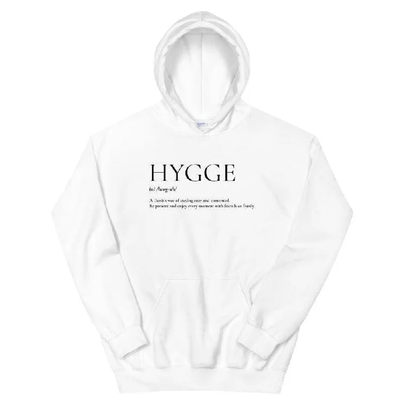 Hygge A Danish Way of Cozy Living Lifestyle Unisex Hoodie