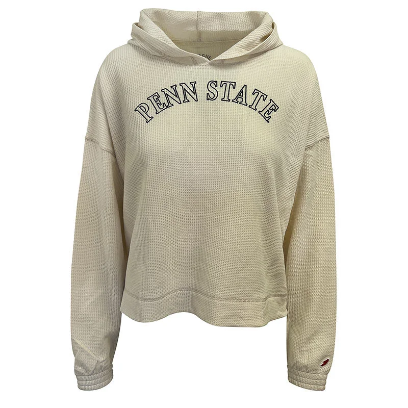 League Ladies Waffle Hoodie