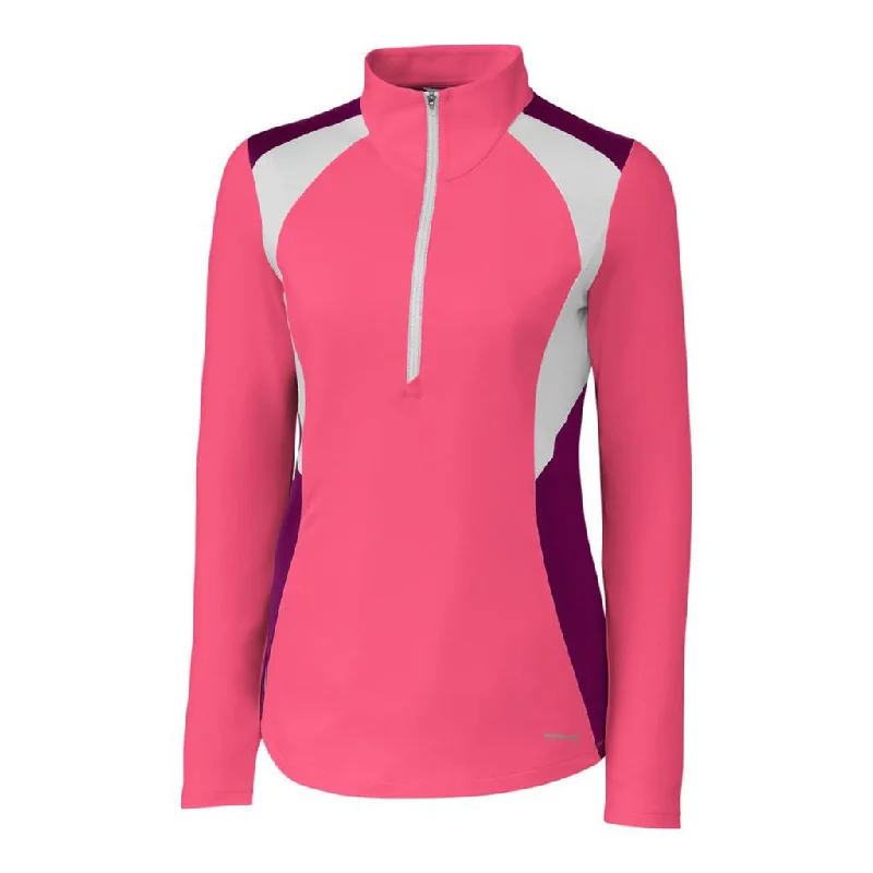 New Annika by Cutter & Buck Strategy Contour Half Zip Size XXL. MSP$89