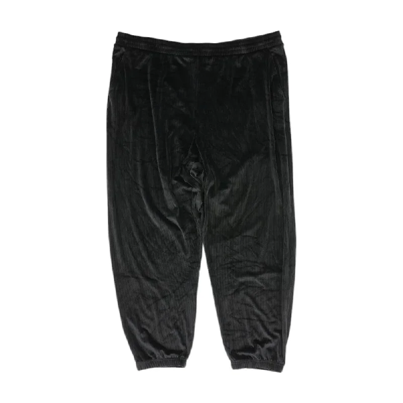 Black Solid Pajama Bottom