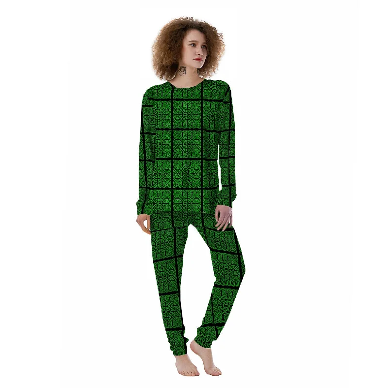 Symbol Irish Celtic Print Pattern Women's Pajamas