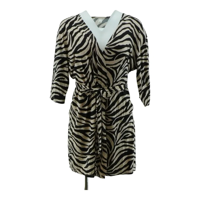 Tan Animal Print Robe