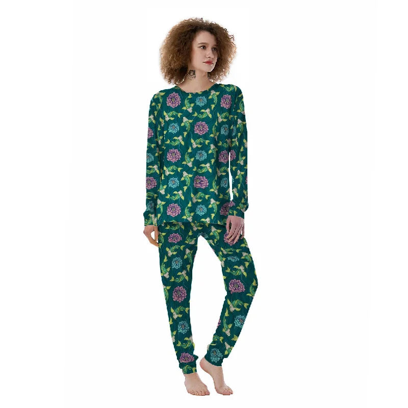 Tattoo Koi Carp Japanese Print Pattern Women's Pajamas