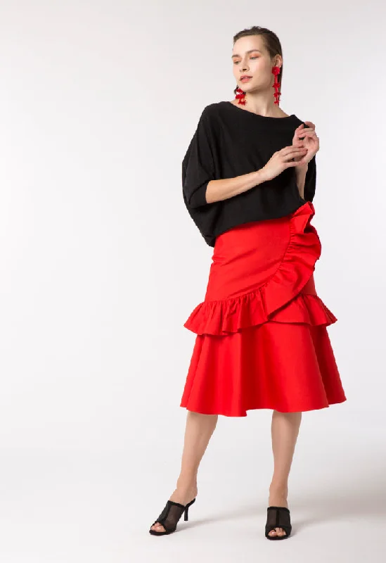 Frill A-Line Skirt