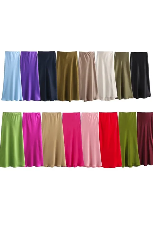 'Isabelle' Hight waist hip skirt (16 Colors)