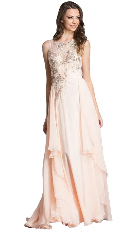 Aspeed Design - Long Flowy A-Line Prom Dress