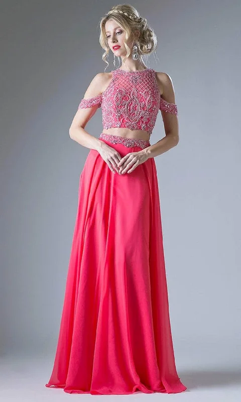 Cinderella Divine 71232 - Two-Piece Beaded Evening Dress