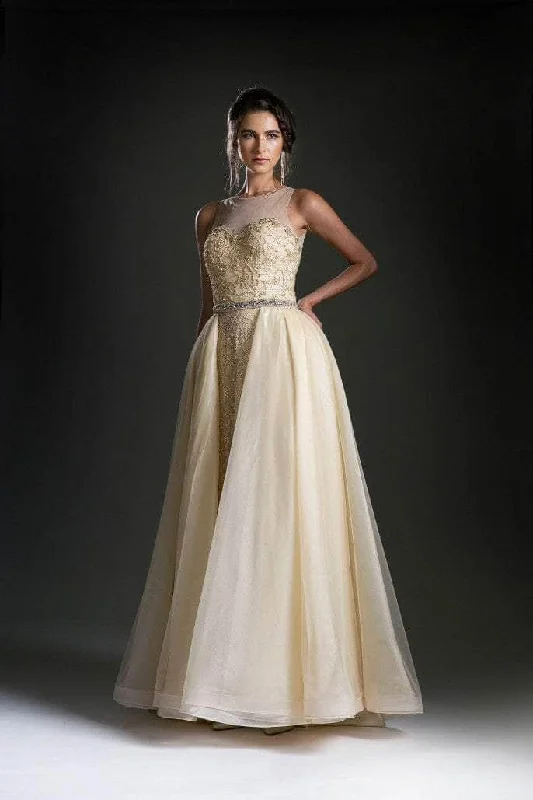 Ladivine 5265 - Embellished Beaded Ballgown