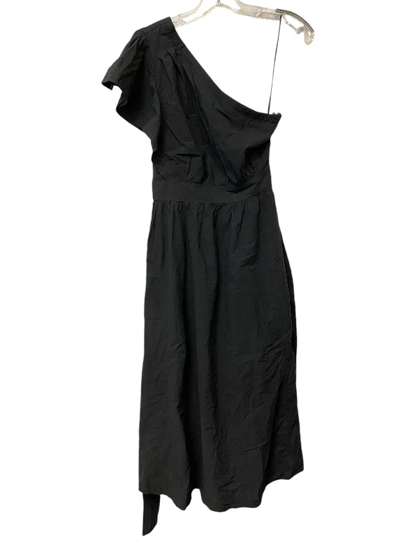 Dress Casual Midi By Madewell In Black, Size: 4