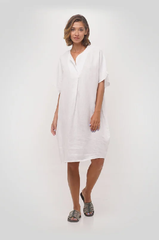 Padar Linen Dress White