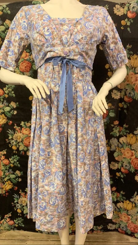 1950s Horrockses Dress with Matching Bolero