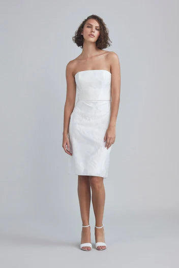 Amsale Little White Dress "LW199"