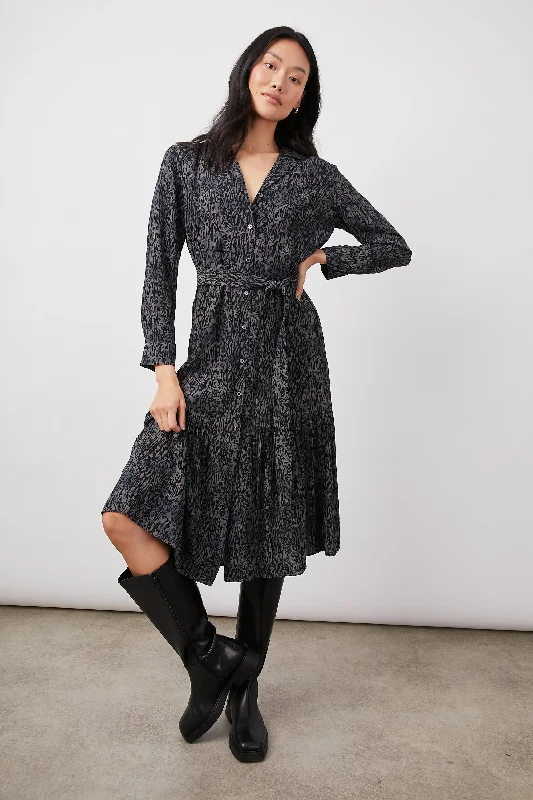 Beatrice Charcoal Dress