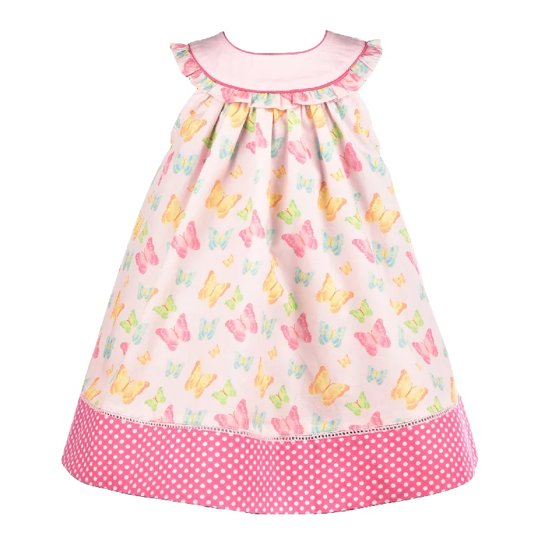 Butterfly Empire Dress by Cotton Kids