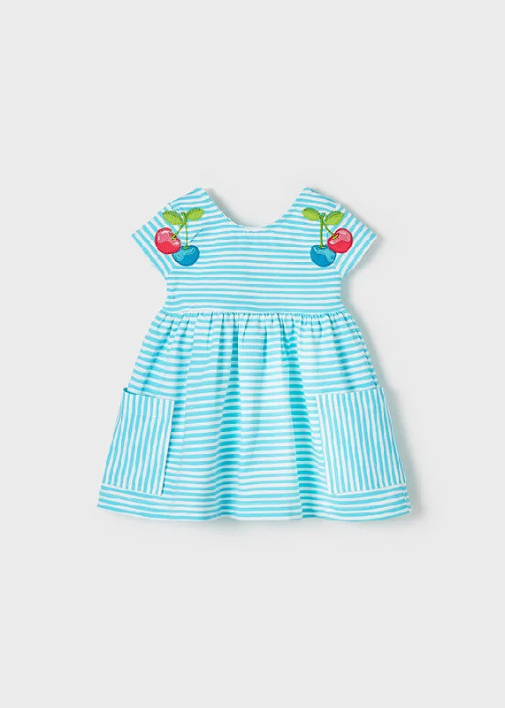 Cherry Stripes Dress by Mayoral