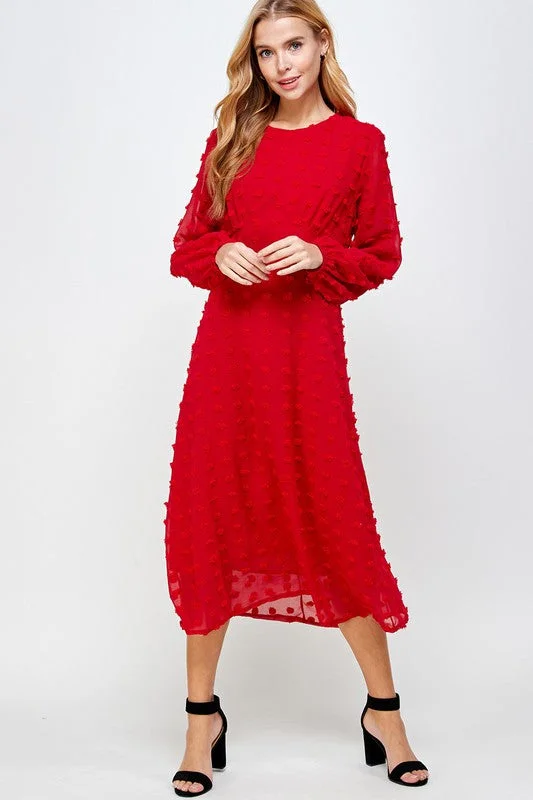 Everly Embossed Dress