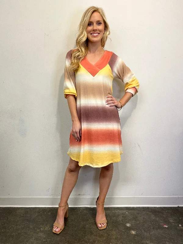 Fall Stripe Dress