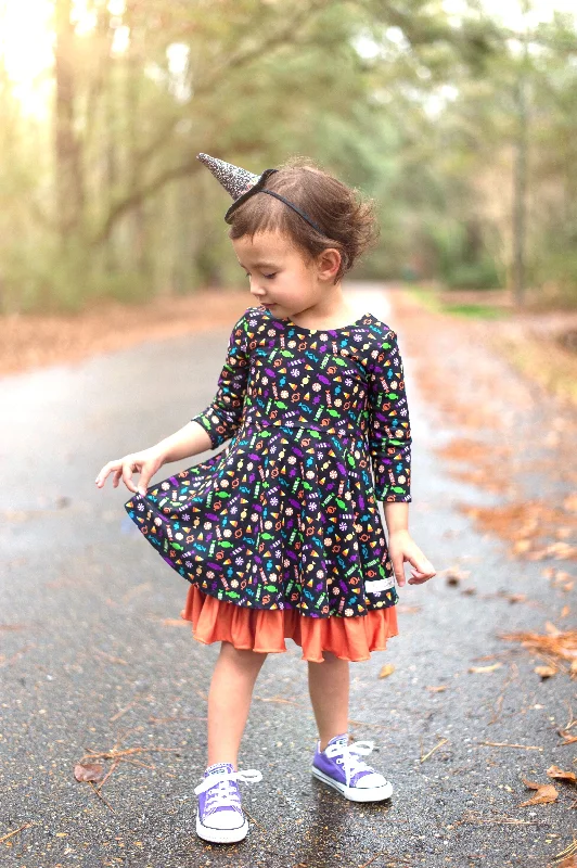 Halloween Harvest Reversible Dress by Evie's Closet