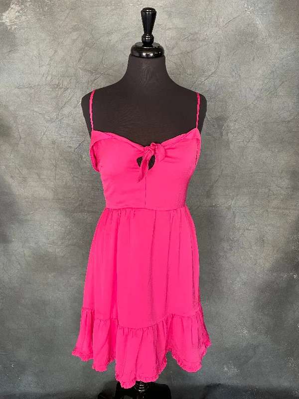 Hot Pink Strapless Sundress