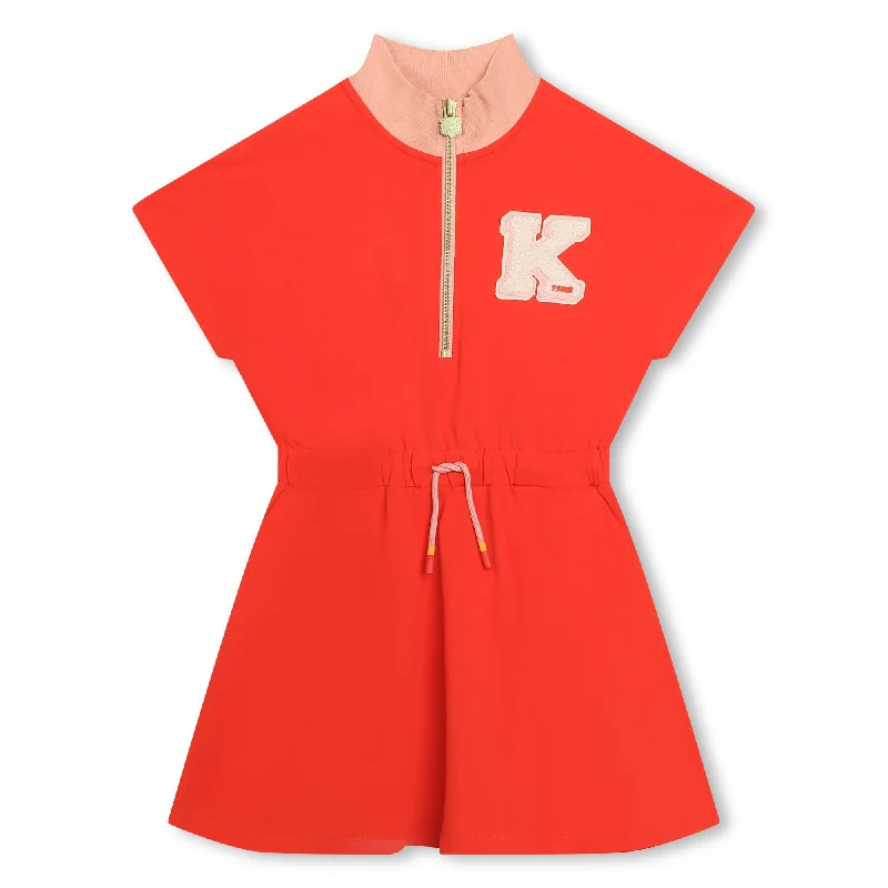 Red Tiger Logo Dress