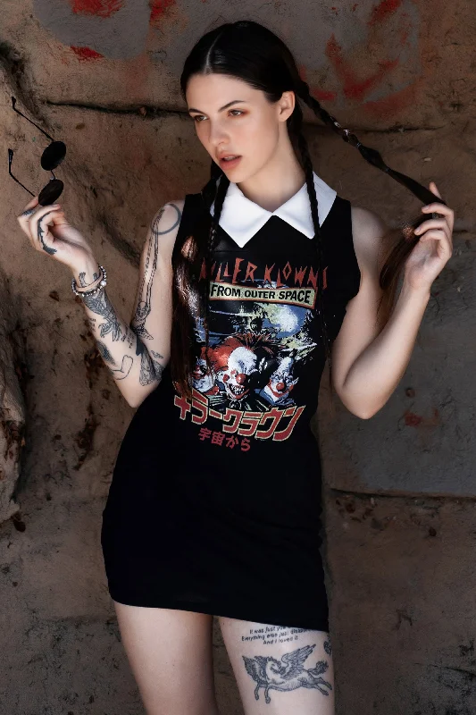 Killer Klowns From Outer Space Collar Dress