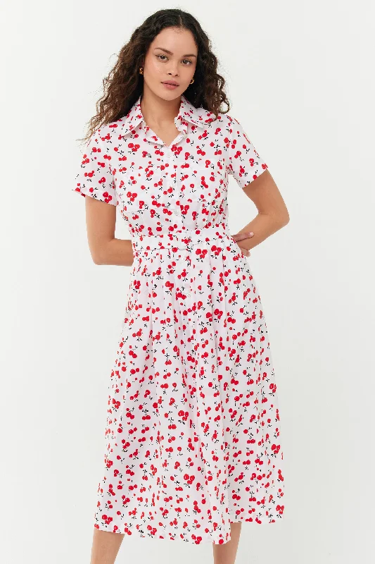 Kristin Cotton Button Down Dress