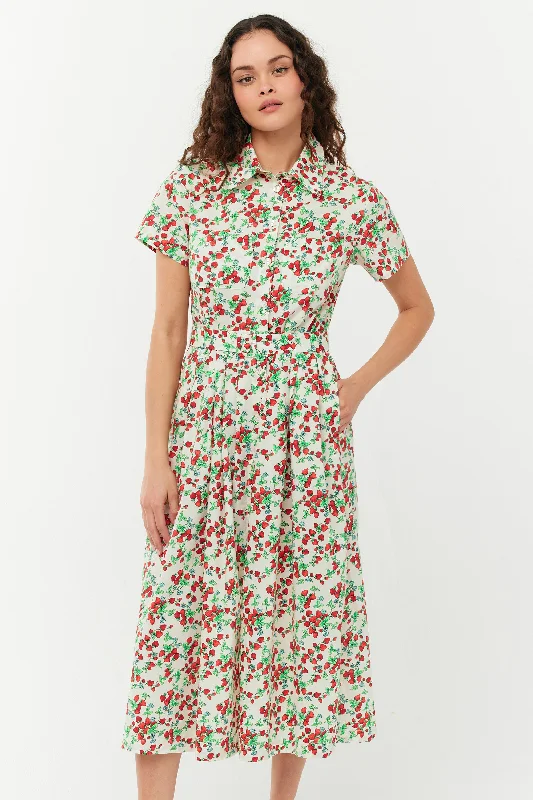 Kristin Cotton Button Down Dress