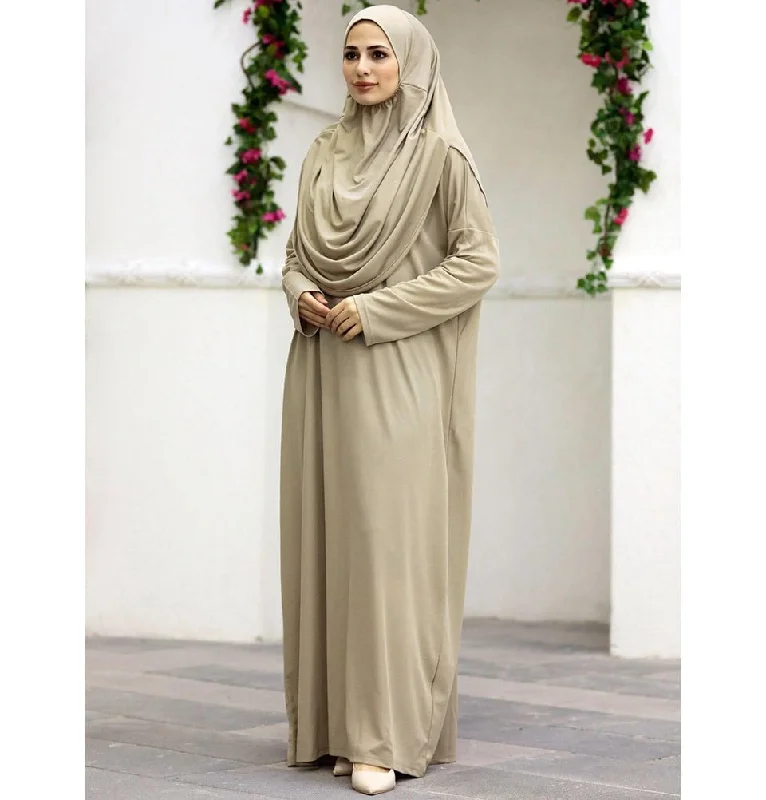 One Piece Prayer Dress N2301 - Beige