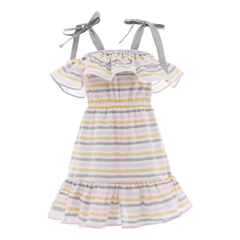 Multicolor Striped Summer Dress