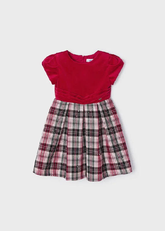 Red Check Dress by Mayoral