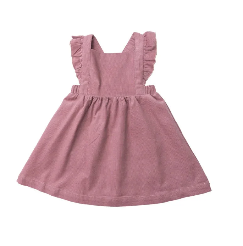 Rose Pinafore Dress by Angel Dear