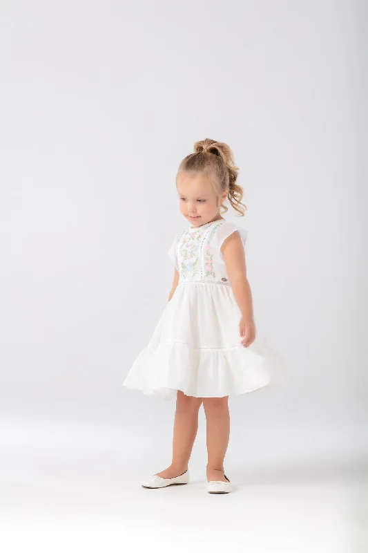 Petite Cherie Spring Embroidered Dress