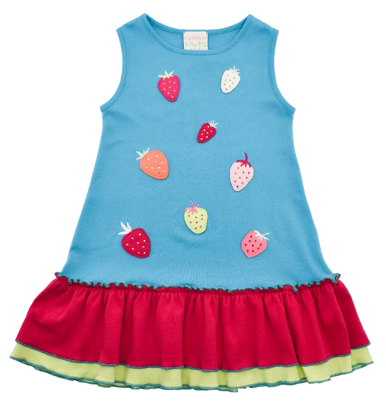 Strawberry Field Dress by Lemon Loves Lime