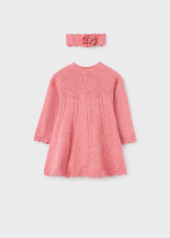 Strawberry Knit Dress + Headband Set by Abel & Lula