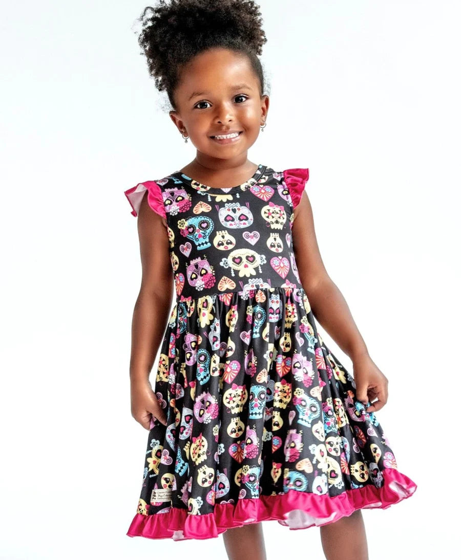 Sugar Skulls Twirl Dress by Charlie's Project