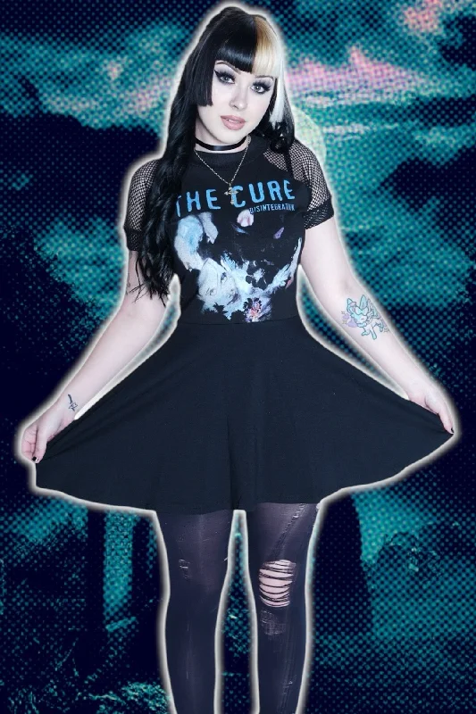 The Cure Fishnet Baby Doll Dress