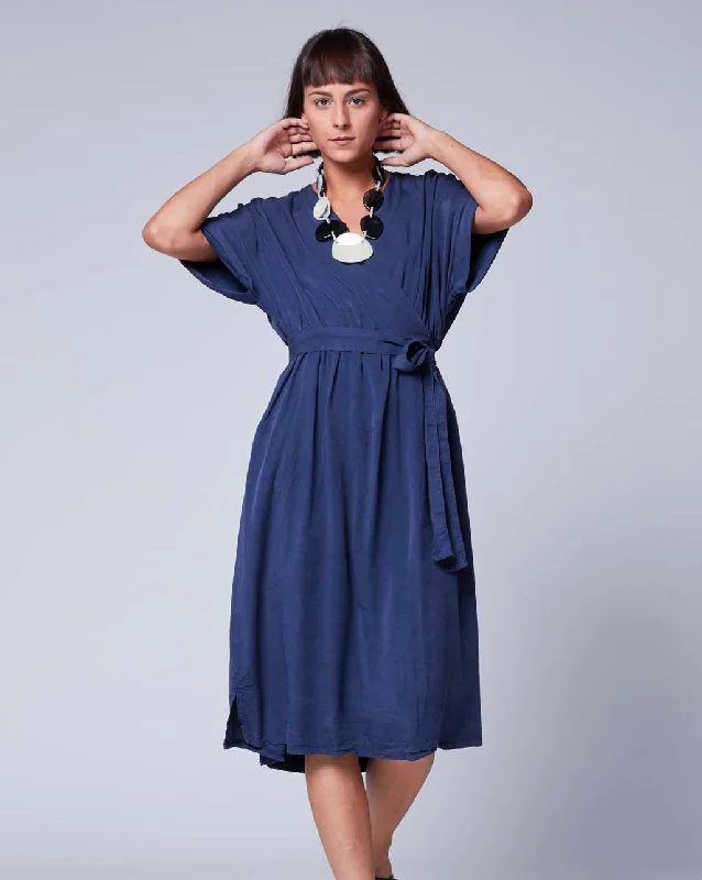 Tie Waist Wrap Dress