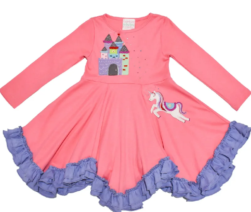 Unicorn Princess Dress by Lemon Loves Lime