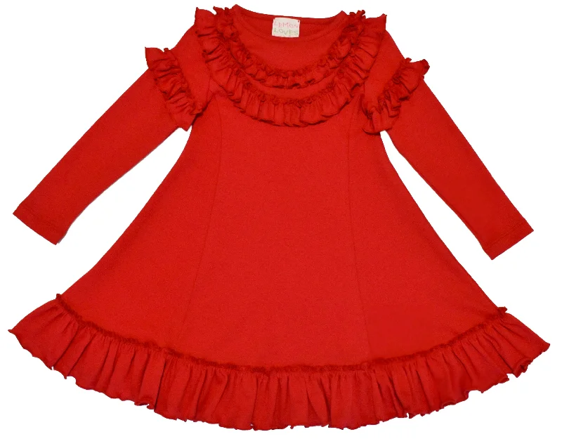 Victoria Dress-True Red by Lemon Loves Lime