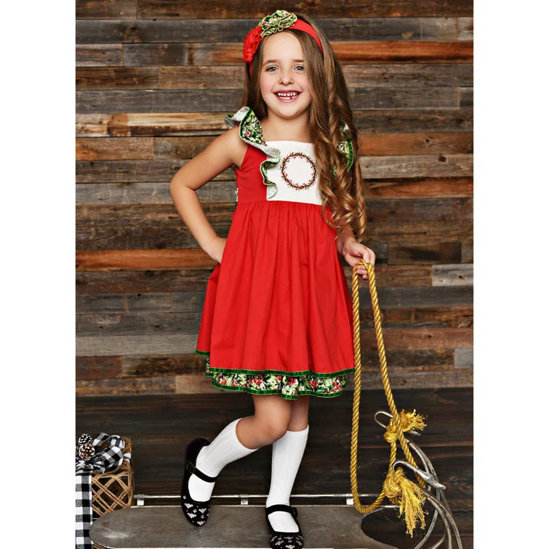 Serendipity Winterberry Pinafore Dress